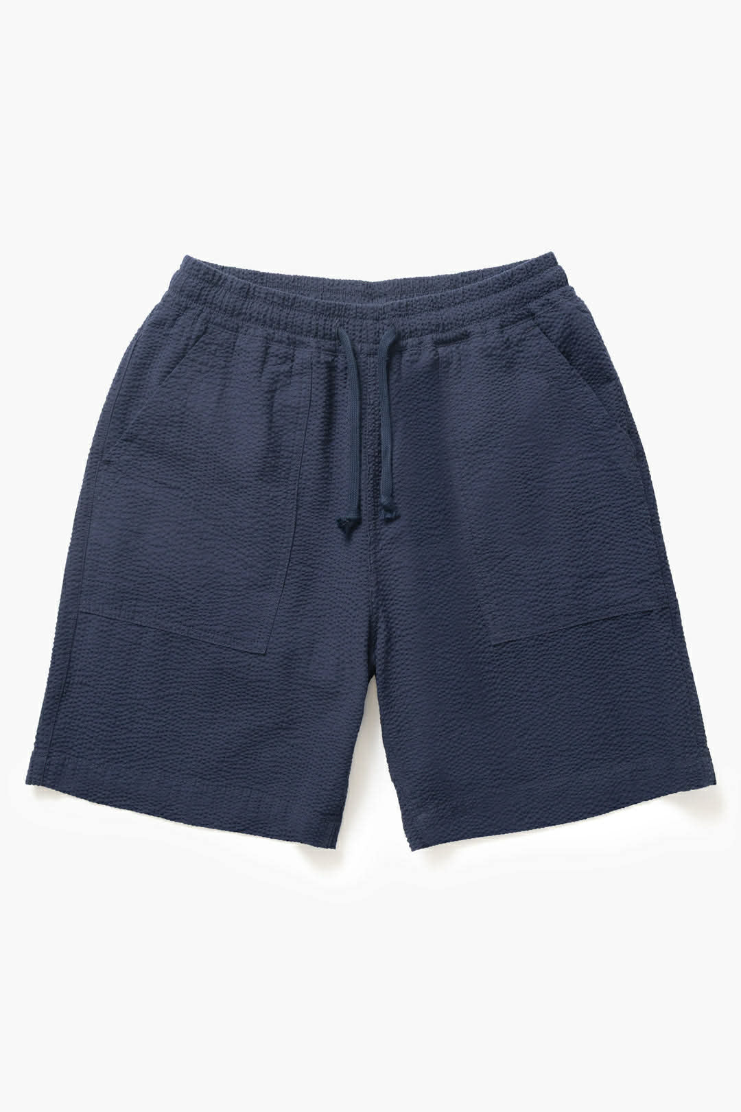 SERVICE WORKS SEERSUCKER CHEF SHORTS - DARK NAVY