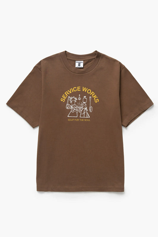 SERVICE WORKS SOUP FOR THE SOUL TEE - BARK