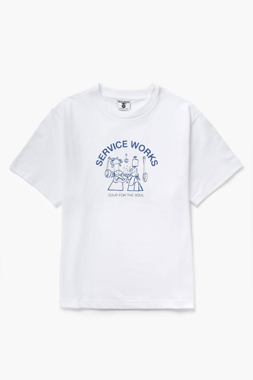 SERVICE WORKS SOUP FOR THE SOUL TEE - WHITE