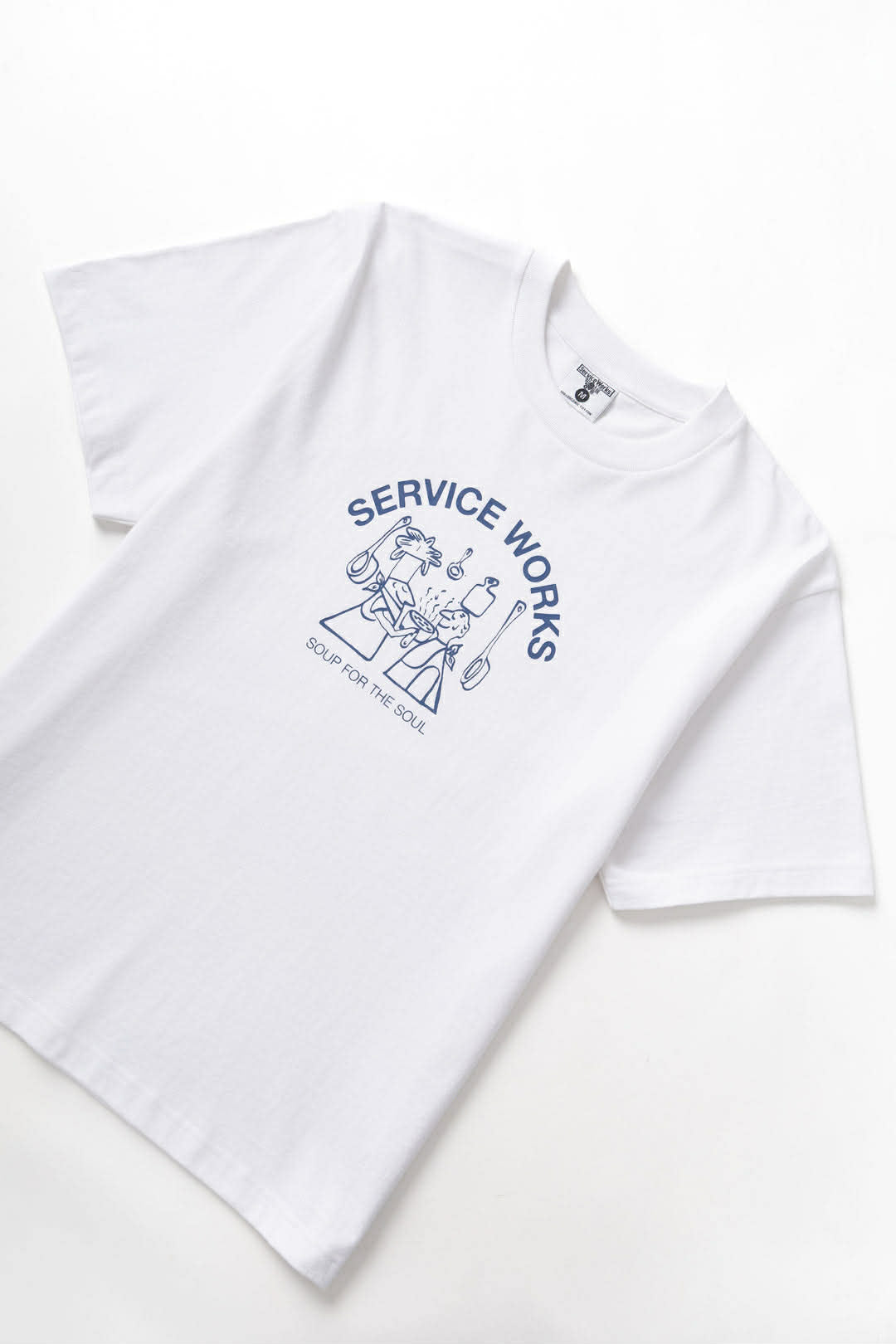 SERVICE WORKS SOUP FOR THE SOUL TEE - WHITE