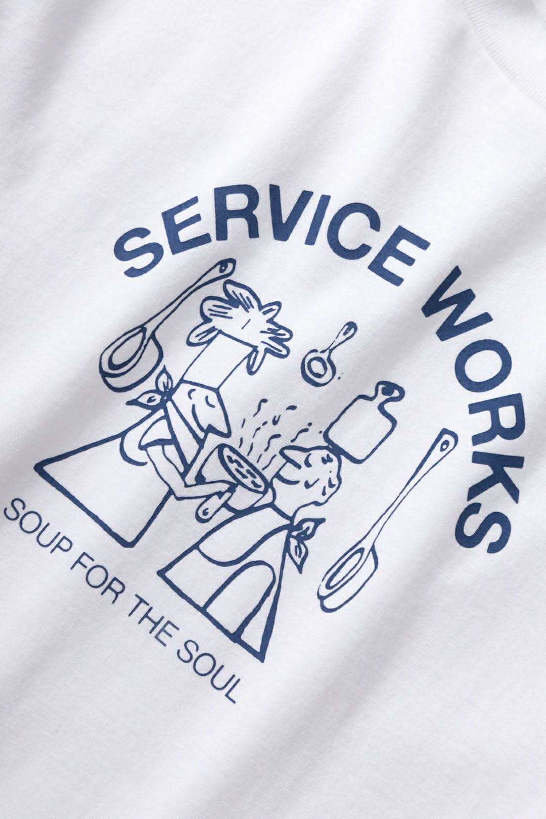 SERVICE WORKS SOUP FOR THE SOUL TEE - WHITE