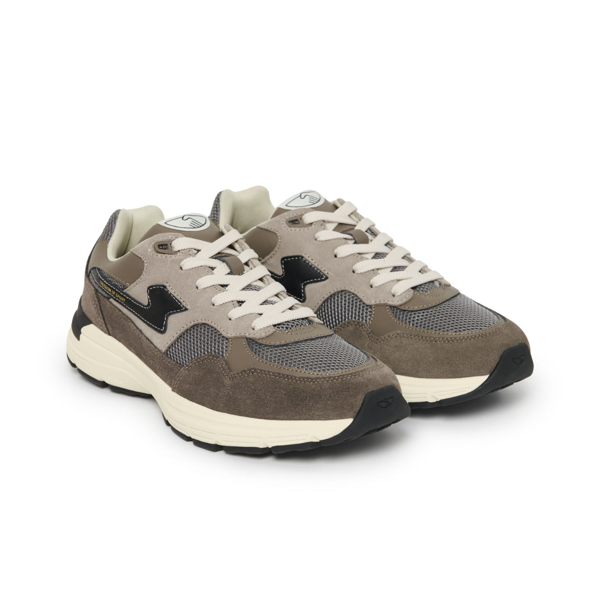 STEPNEY WORKERS CLUB AMIEL S-STRIKE SUEDE MIX - GREY