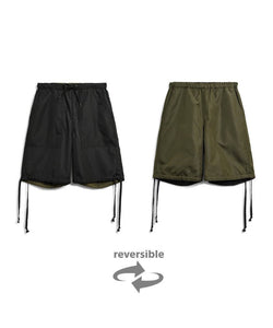 TAION MILITARY REVERSIBLE SHORT - BLACK / DARK OLIVE