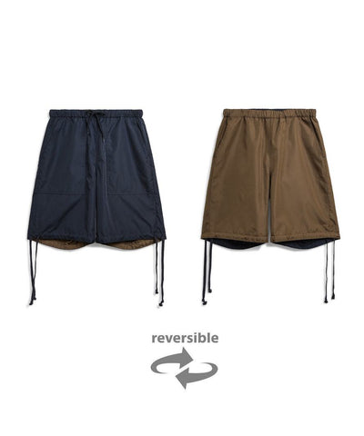 TAION MILITARY REVERSIBLE SHORT - NAVY / LIGHT BROWN