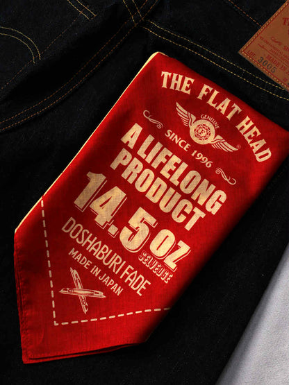 THE FLAT HEAD FN-3005 14,5OZ SELVEDGE JEANS REGULAR STRAIGHT - INDIGO