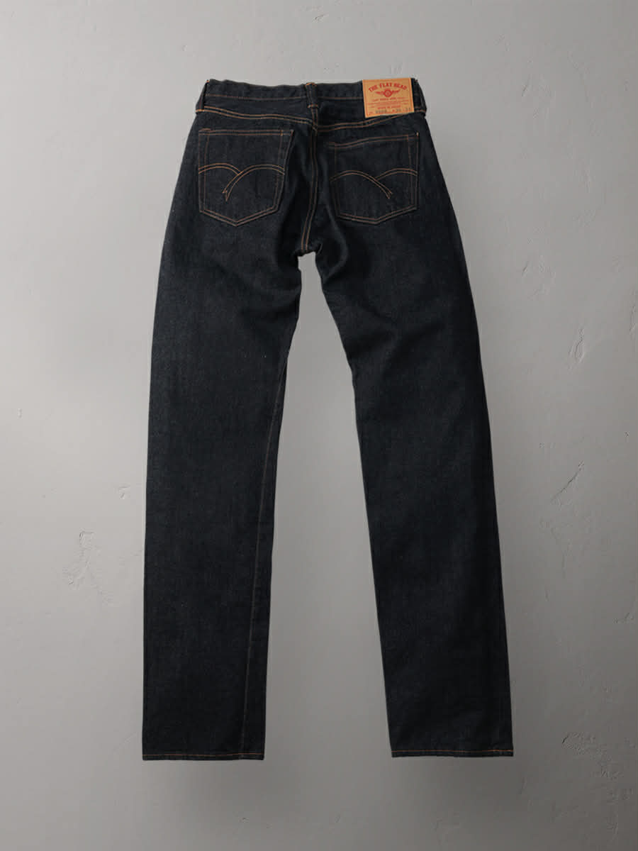THE FLAT HEAD FN-3009 14,5OZ SELVEDGE JEANS STRAIGHT TAPERED - INDIGO