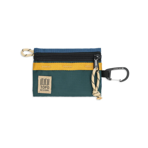 TOPO DESIGNS MOUNTAIN ACCESSORY BAG MICRO - POND BLUE / FOREST