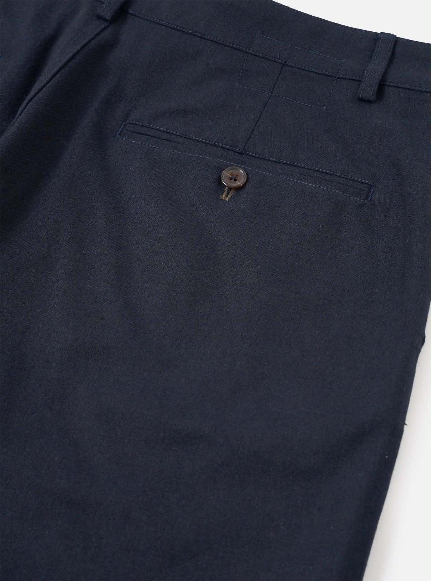 UNIVERSAL WORKS MILITARY CHINO LUCCA SUITING - NAVY
