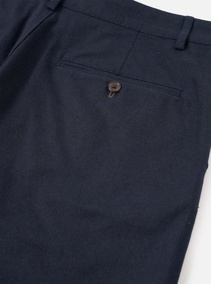UNIVERSAL WORKS MILITARY CHINO LUCCA SUITING - NAVY