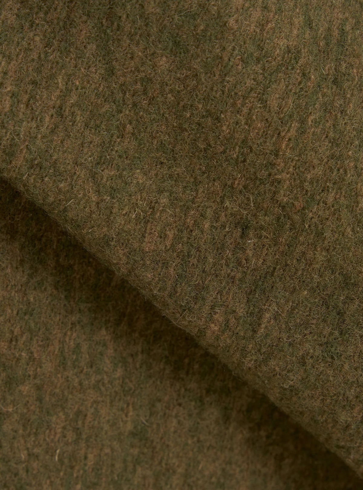 UNIVERSAL WORKS ADVANCE CARDIGAN WOOL MIX KNIT - OLIVE