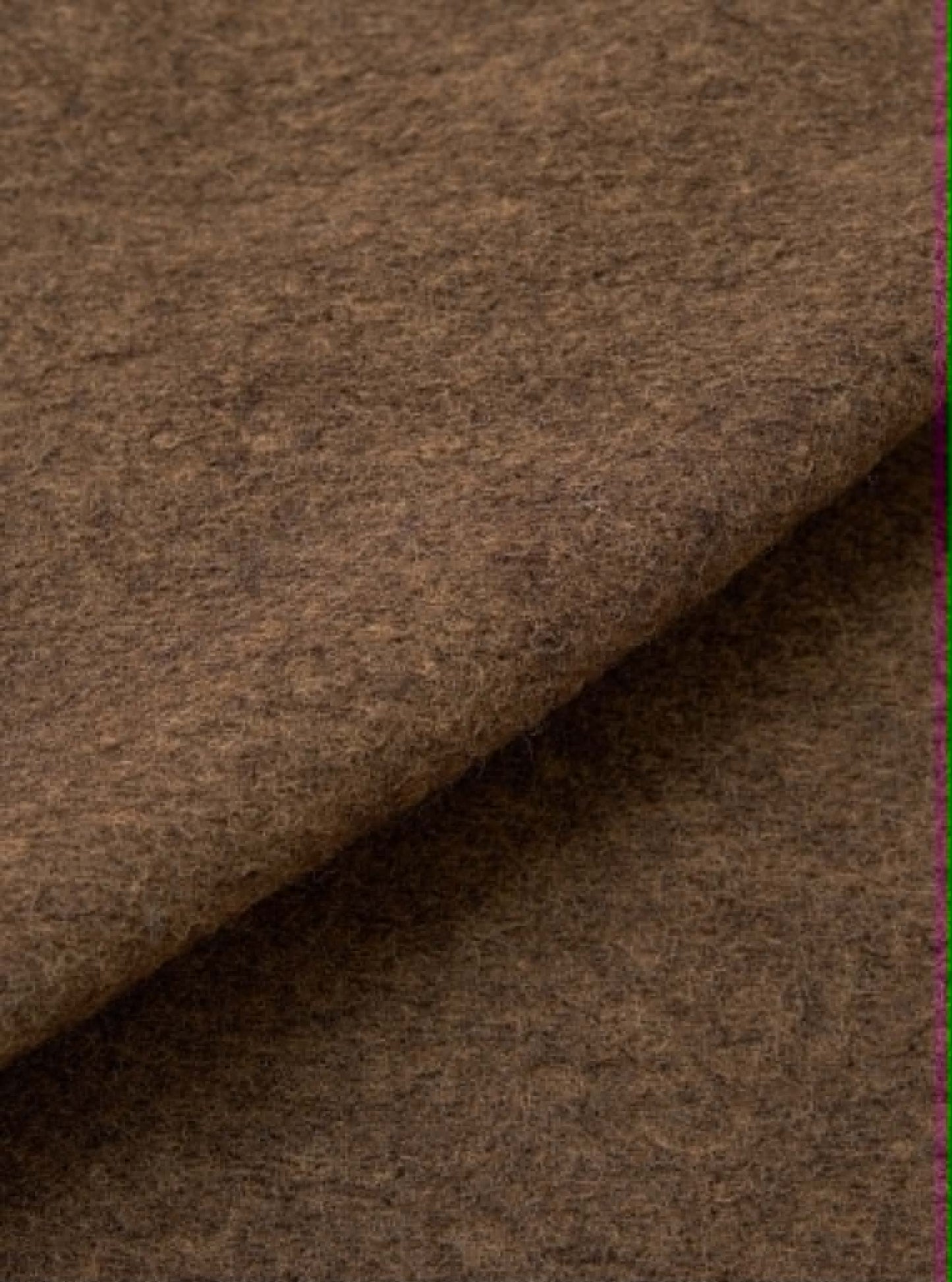UNIVERSAL WORKS ADVANCE CARDIGAN WOOL FLEECE - BROWN MARL