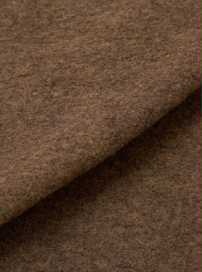 UNIVERSAL WORKS ADVANCE CARDIGAN WOOL FLEECE - BROWN MARL
