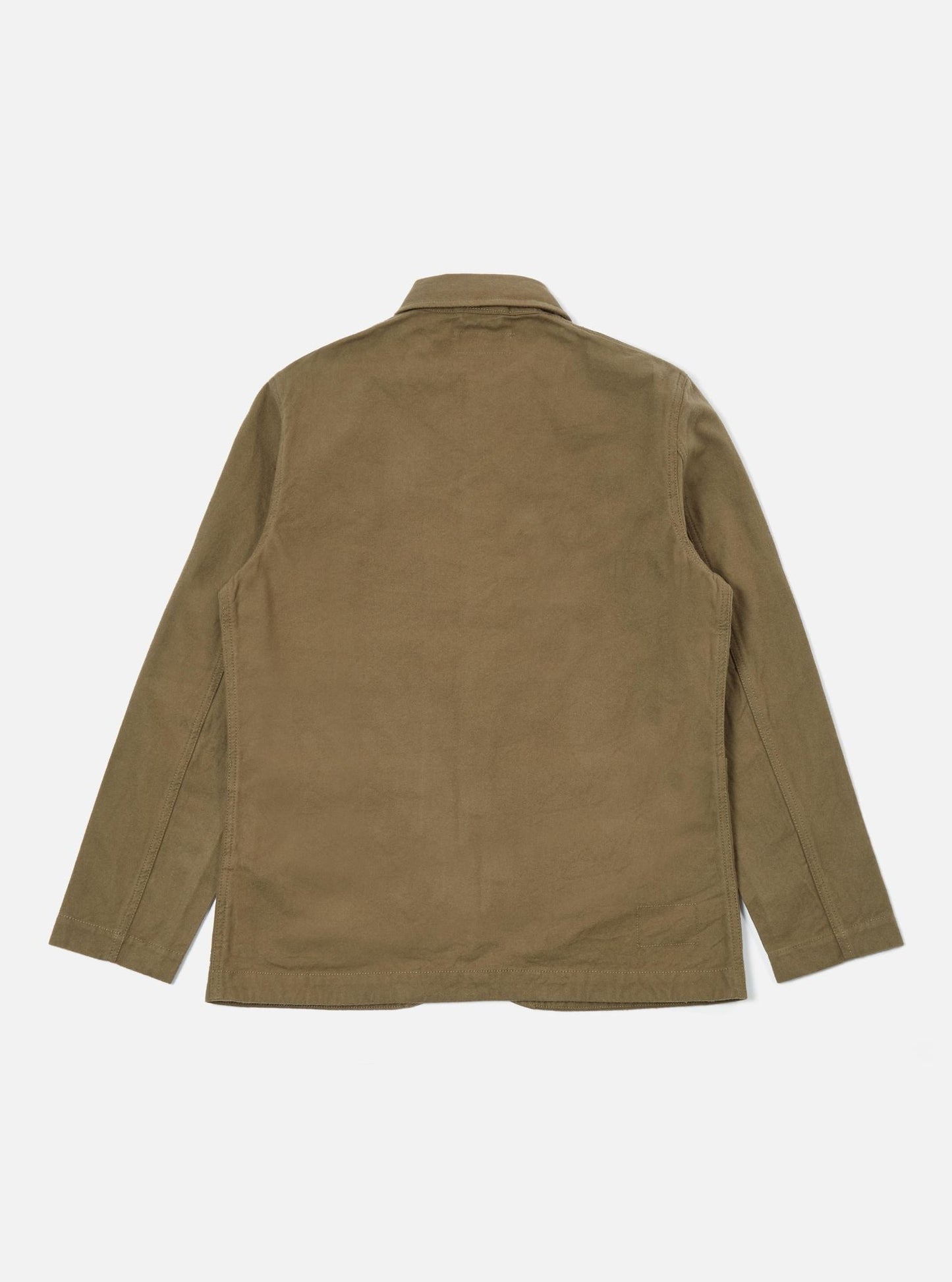 UNIVERSAL WORKS BAKERS CHORE JACKET NEBRASKA COTTON - OLIVE