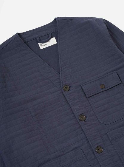 UNIVERSAL WORKS CABIN JACKET RAHIM COTTON - NAVY
