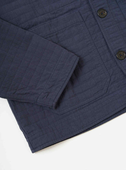 UNIVERSAL WORKS CABIN JACKET RAHIM COTTON - NAVY