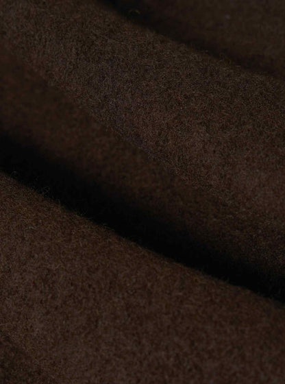 UNIVERSAL WORKS CARDIGAN WOOL FLEECE - BROWN