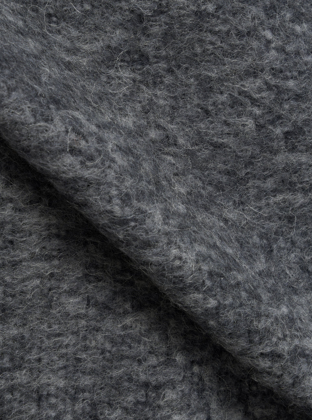 UNIVERSAL WORKS CARDIGAN LOSSO MOHAIR MIX - NAVY / PALE GREY