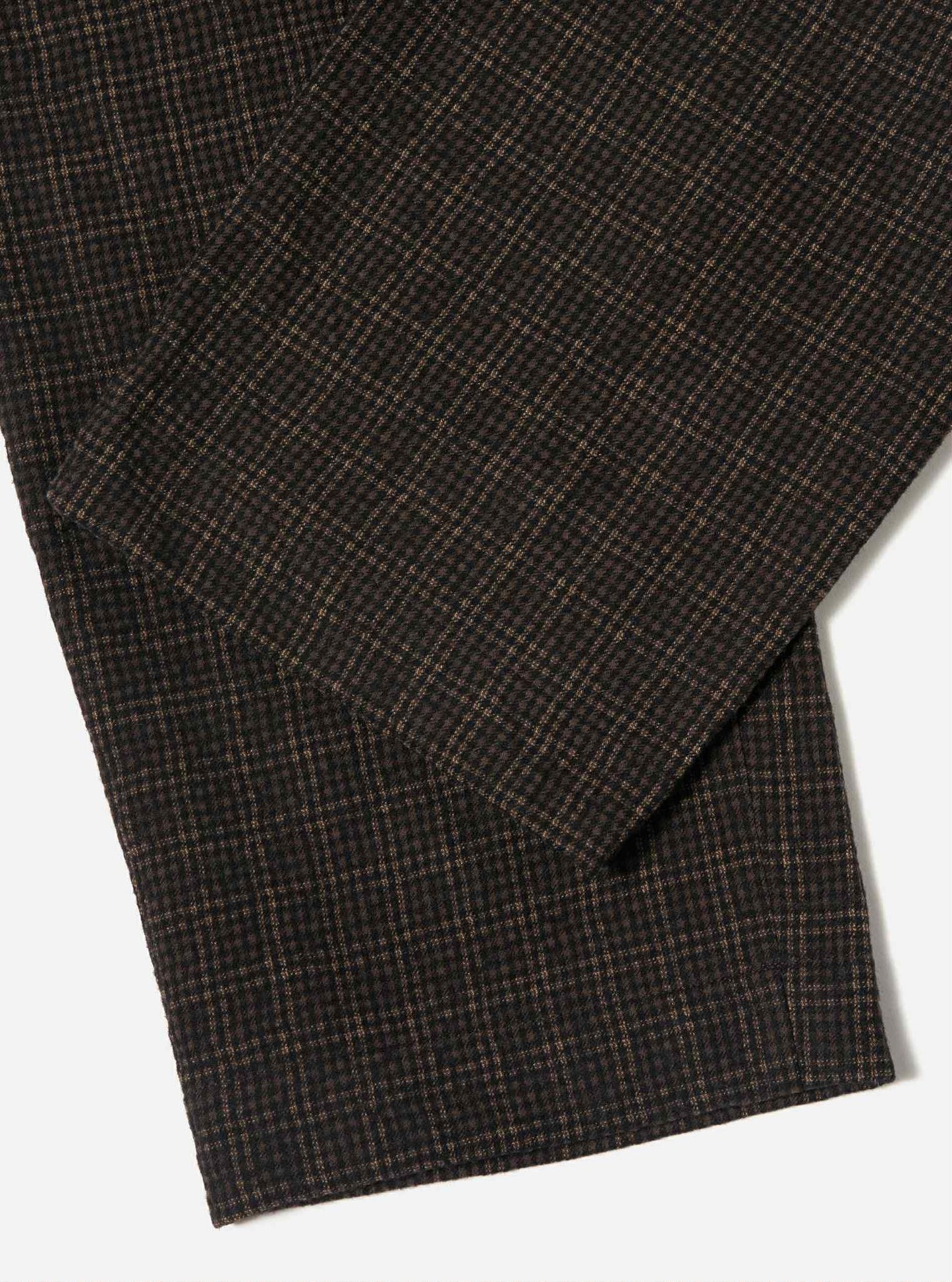 UNIVERSAL WORKS DUKE PANT CEDAR CHECK - BROWN