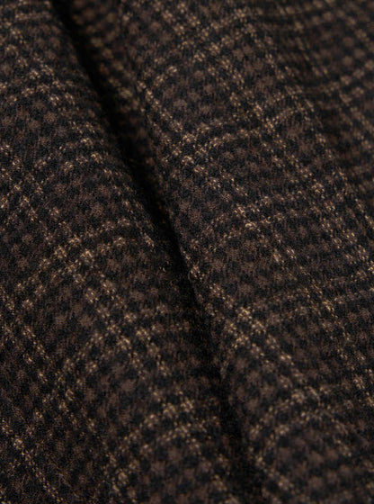 UNIVERSAL WORKS DUKE PANT CEDAR CHECK - BROWN