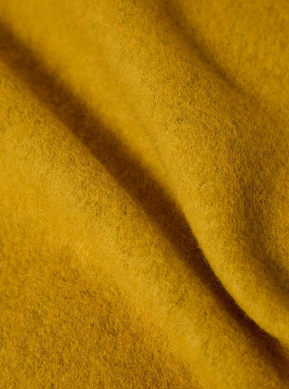 UNIVERSAL WORKS FIELD JACKET WOOL FLEECE - YELLOW