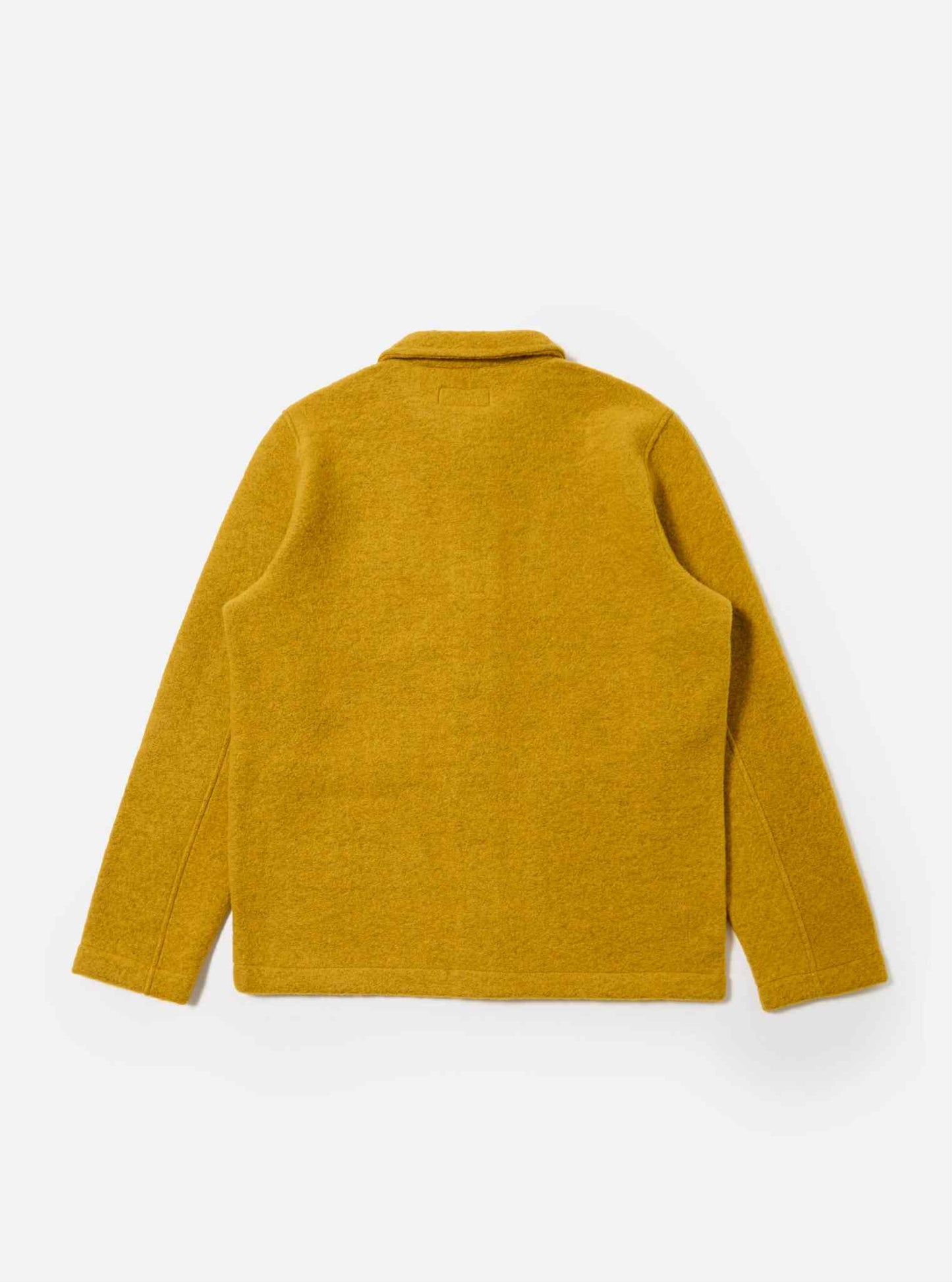 UNIVERSAL WORKS FIELD JACKET WOOL FLEECE - YELLOW