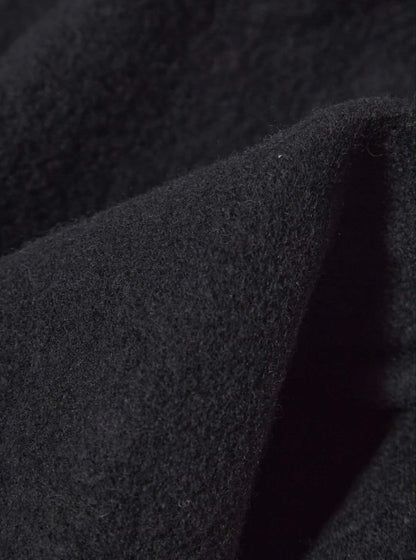 UNIVERSAL WORKS FIELD JACKET WOOL FLEECE - BLACK