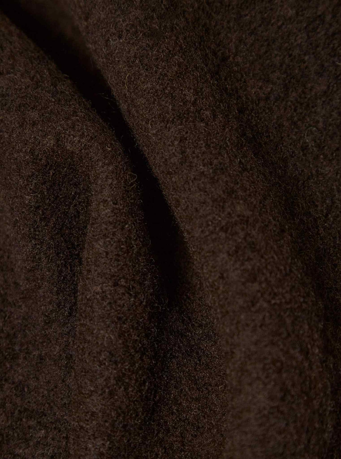 UNIVERSAL WORKS FIELD JACKET WOOL FLEECE - BROWN