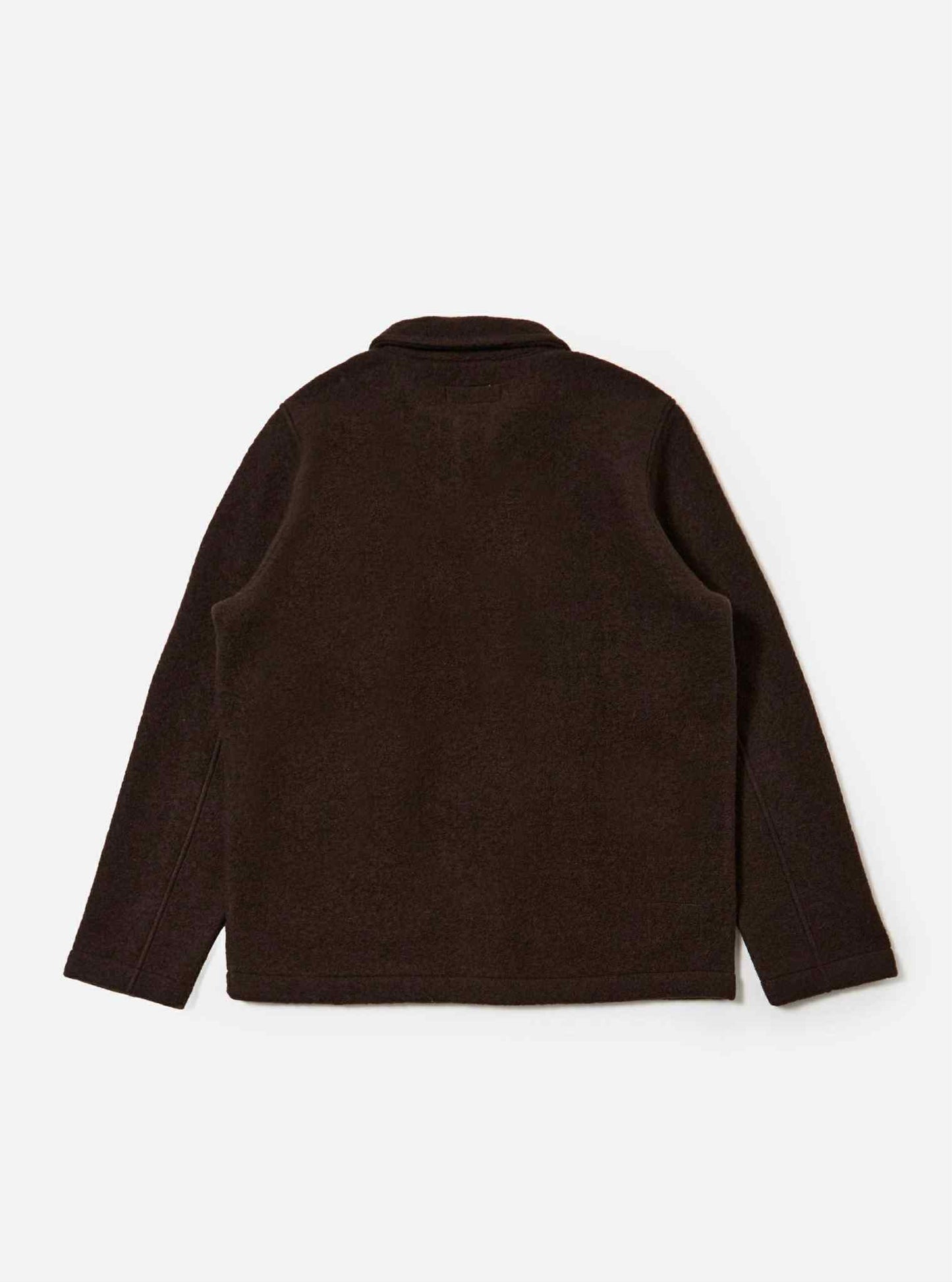 UNIVERSAL WORKS FIELD JACKET WOOL FLEECE - BROWN