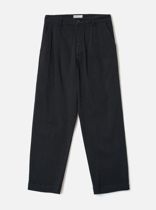 UNIVERSAL WORKS GRAD CHINO DEXTER TWILL - BLACK