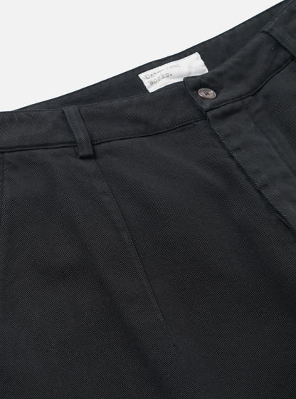 UNIVERSAL WORKS GRAD CHINO DEXTER TWILL - BLACK