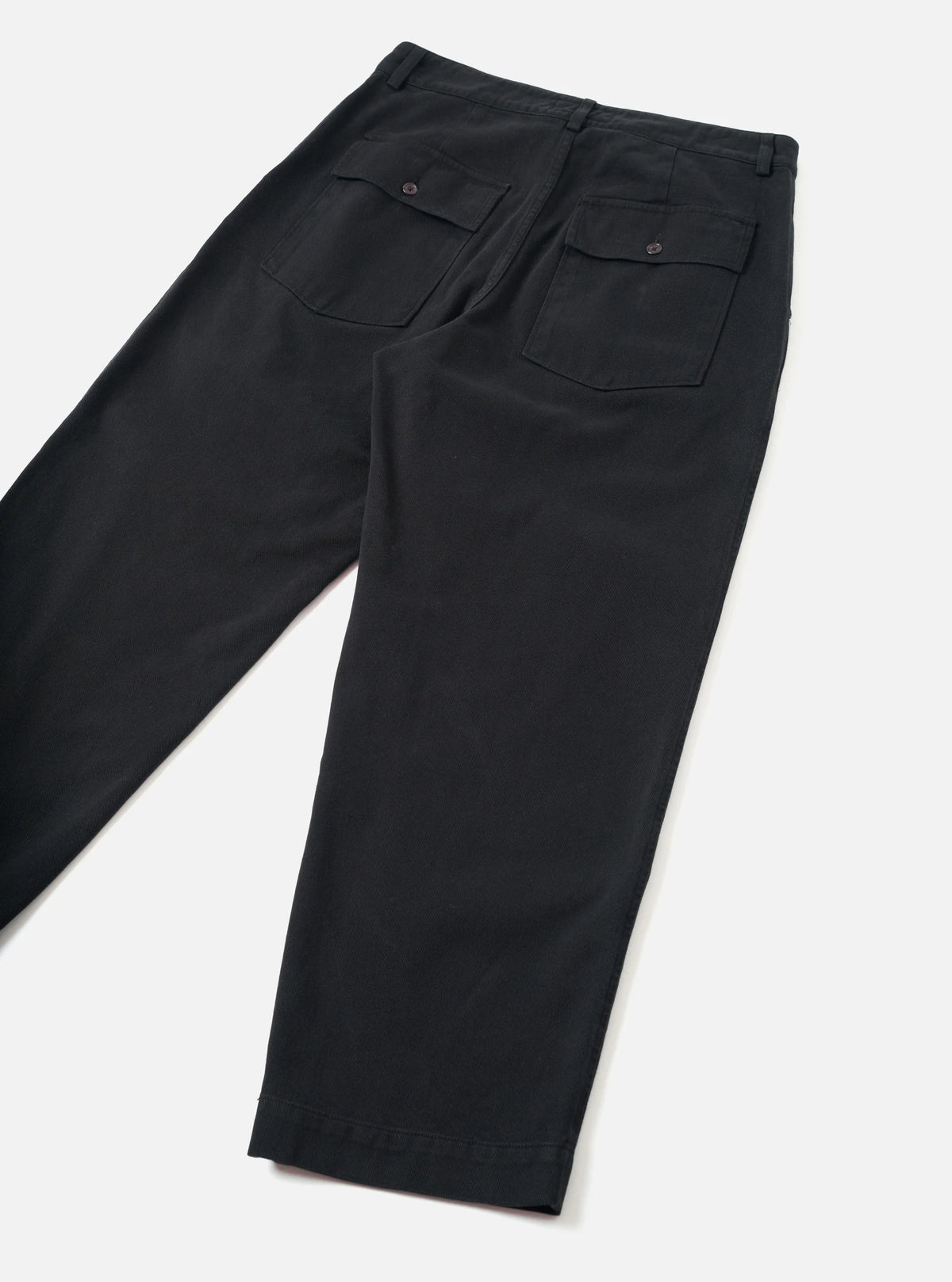 UNIVERSAL WORKS GRAD CHINO DEXTER TWILL - BLACK