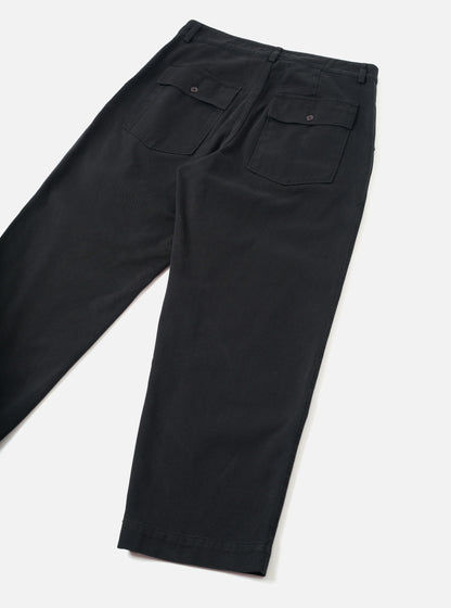 UNIVERSAL WORKS GRAD CHINO DEXTER TWILL - BLACK