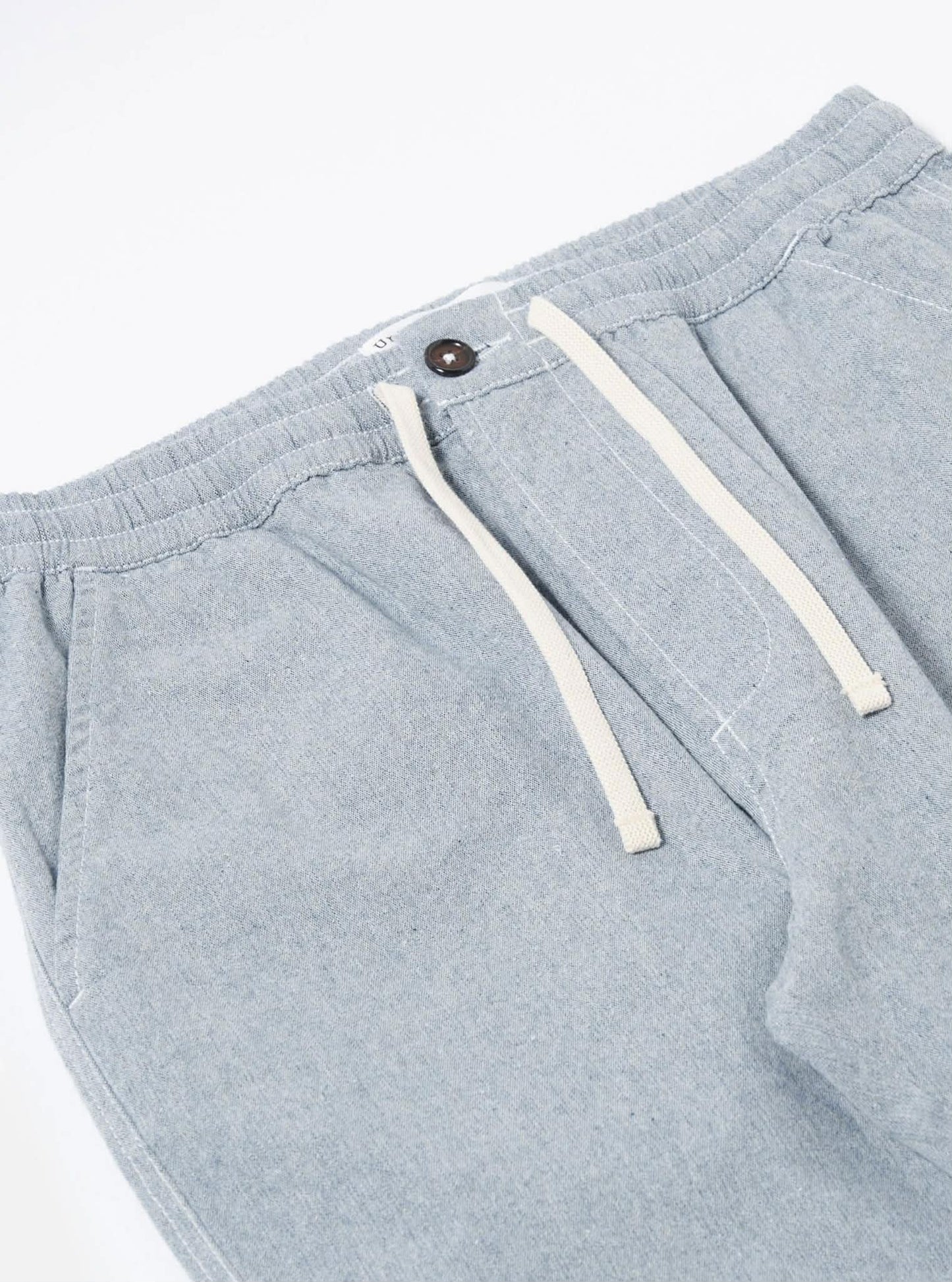 UNIVERSAL WORKS HI WATER TROUSER JEAN CLOTH REWORKED - LIGHT INDIGO