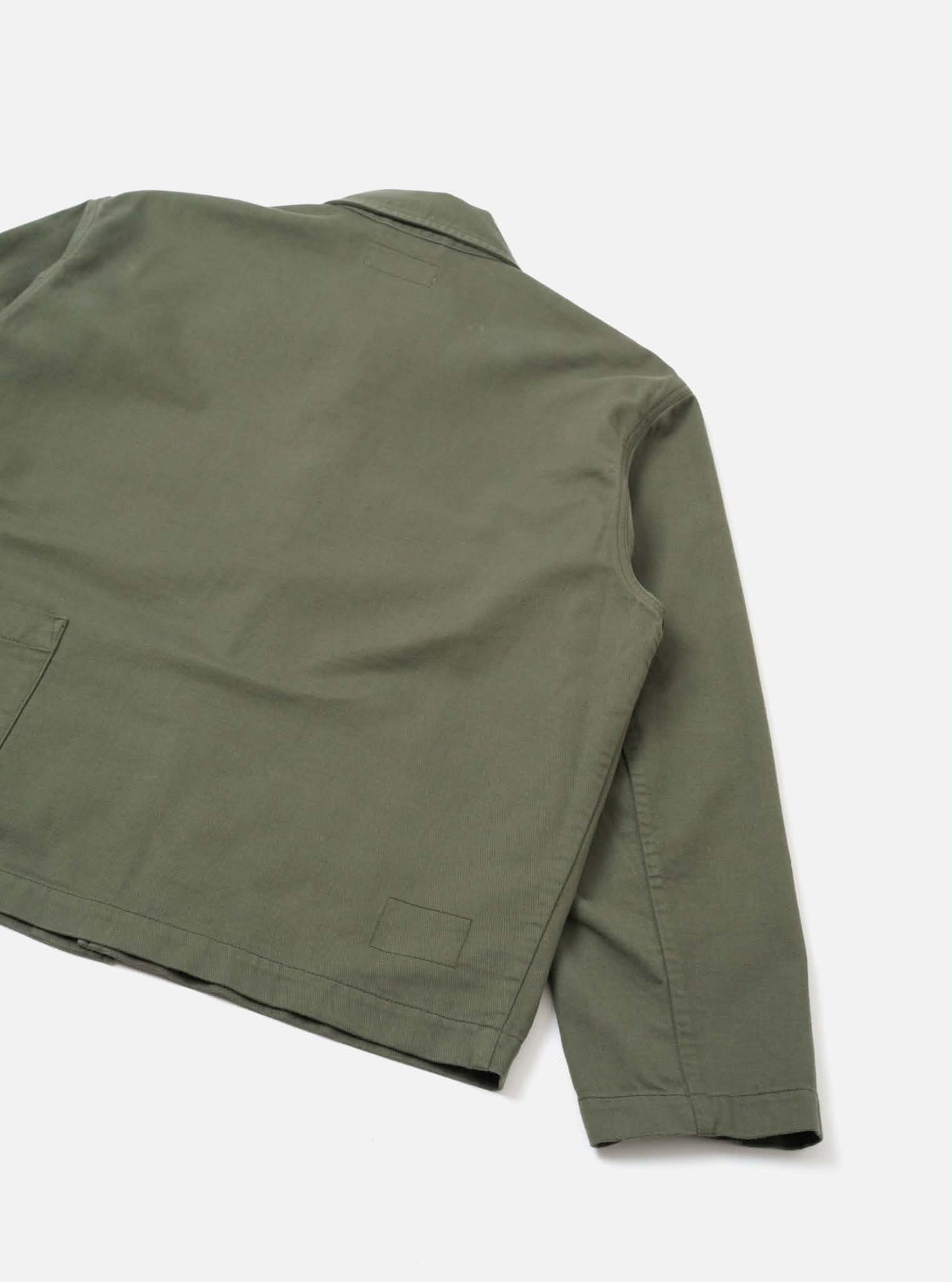 UNIVERSAL WORKS IVES JACKET SLUB SATEEN - OLIVE