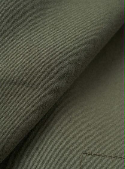 UNIVERSAL WORKS IVES JACKET SLUB SATEEN - OLIVE