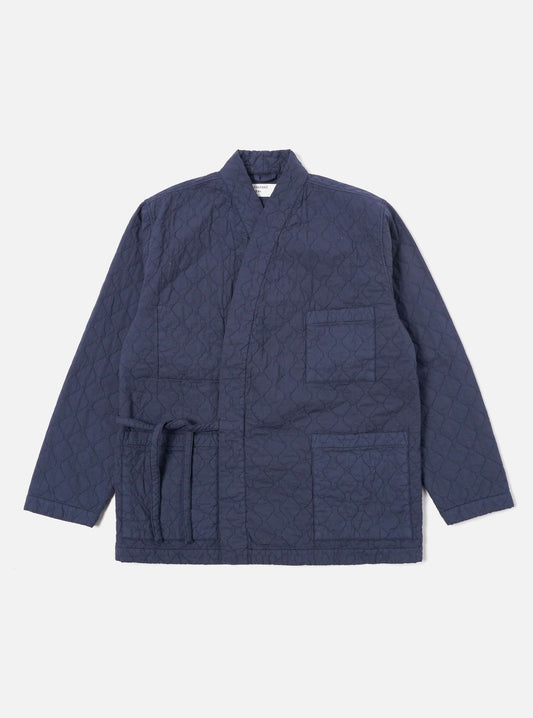 UNIVERSAL WORKS KYOTO WORK JACKET QUILT COTTON - DARK NAVY