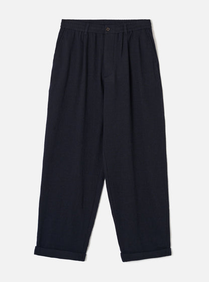 UNIVERSAL WORKS LINDBERG PANT ROBIN WOOL MIX - DARK NAVY