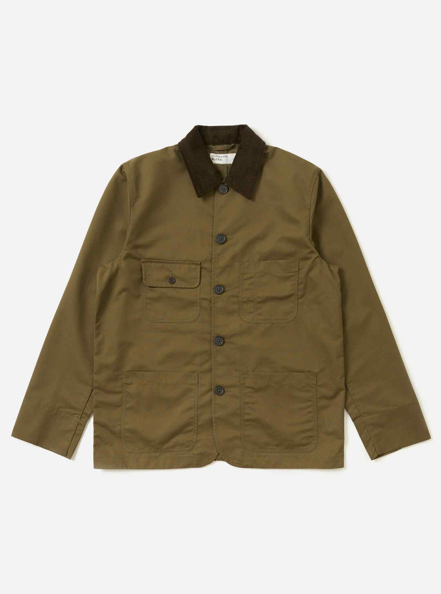 UNIVERSAL WORKS MERCHANT JACKET BRUSHED POLYTECH - KHAKI