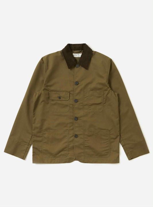 UNIVERSAL WORKS MERCHANT JACKET BRUSHED POLYTECH - KHAKI