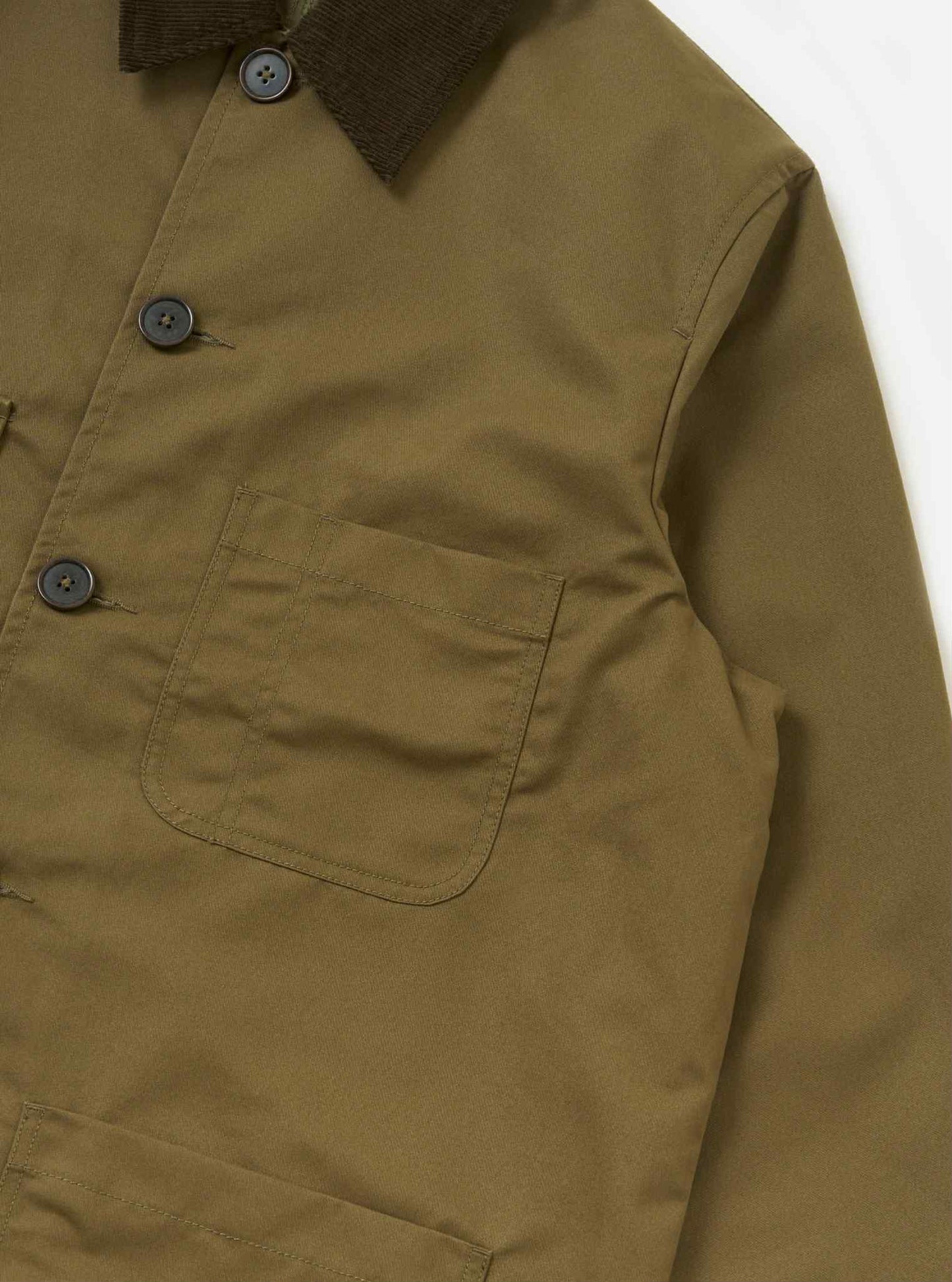 UNIVERSAL WORKS MERCHANT JACKET BRUSHED POLYTECH - KHAKI