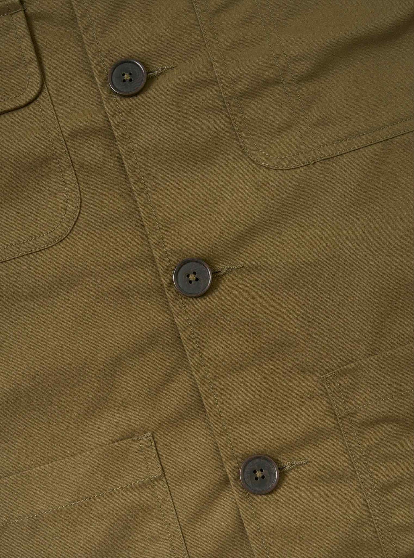 UNIVERSAL WORKS MERCHANT JACKET BRUSHED POLYTECH - KHAKI