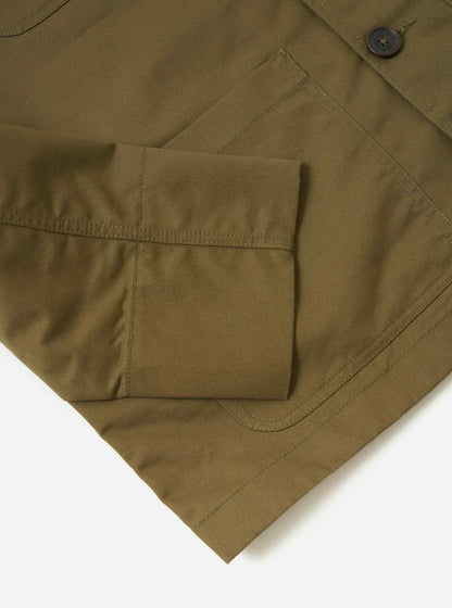 UNIVERSAL WORKS MERCHANT JACKET BRUSHED POLYTECH - KHAKI