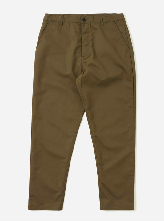 UNIVERSAL WORKS MILITARY CHINO BRUSHED POLYTECH - KHAKI