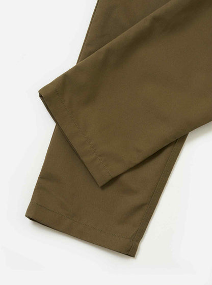 UNIVERSAL WORKS MILITARY CHINO BRUSHED POLYTECH - KHAKI
