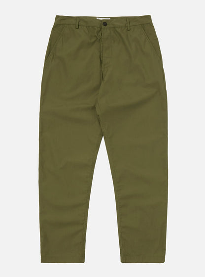 UNIVERSAL WORKS MILITARY CHINO RECYCLED POLYTECH - OLIVE