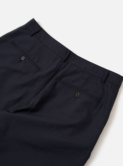 UNIVERSAL WORKS MILITARY CHINO TROPICAL SUITING - NAVY