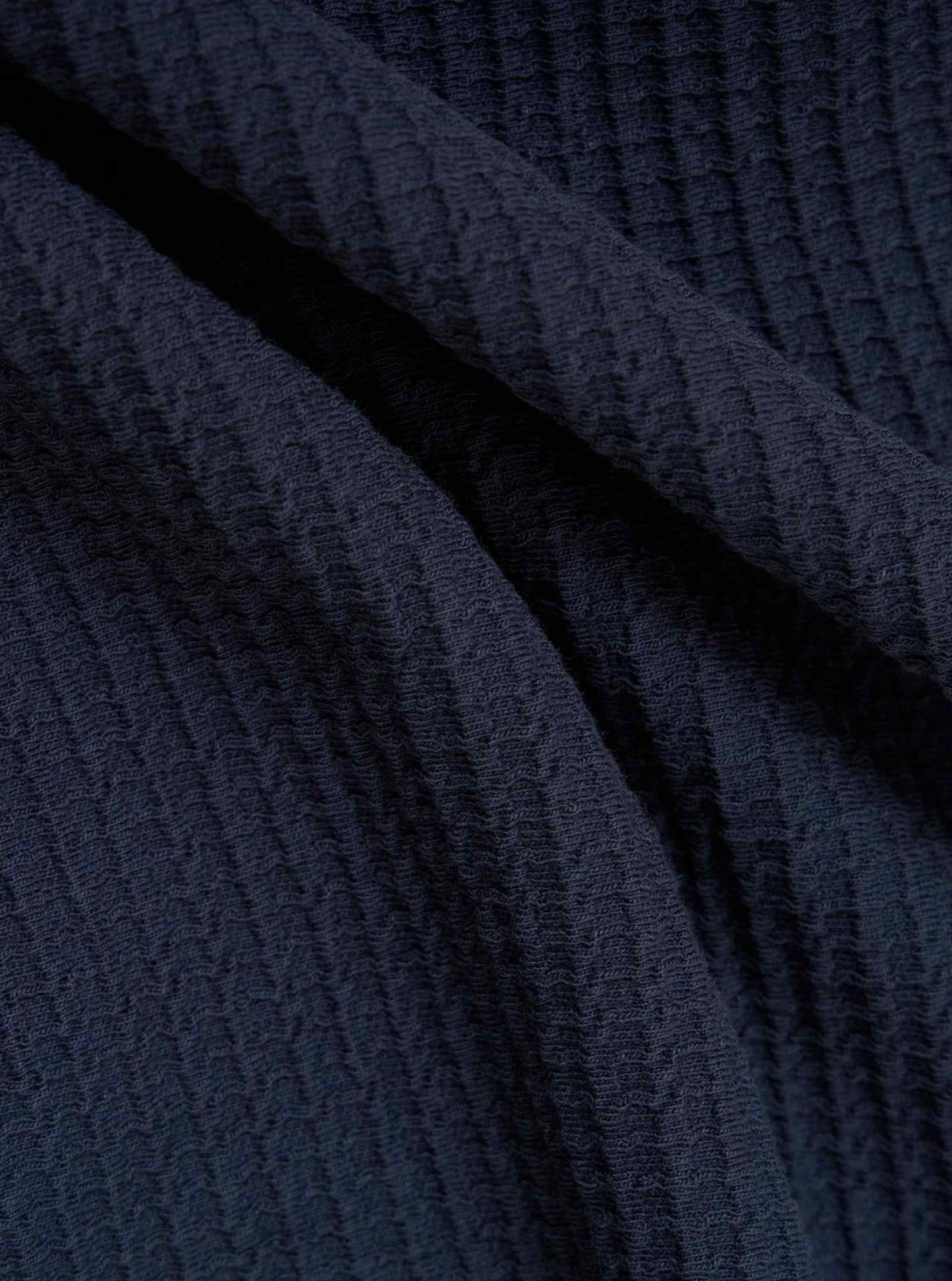 UNIVERSAL WORKS SWEAT SHIRT MR K CREW FANTASY INTERLOCK - NAVY