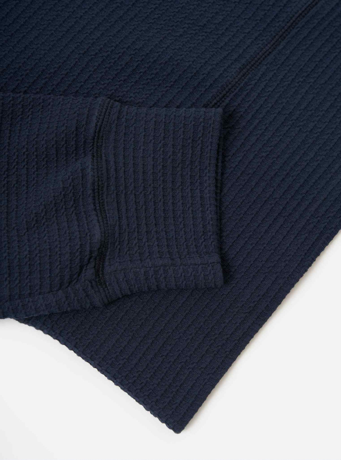 UNIVERSAL WORKS SWEAT SHIRT MR K CREW FANTASY INTERLOCK - NAVY