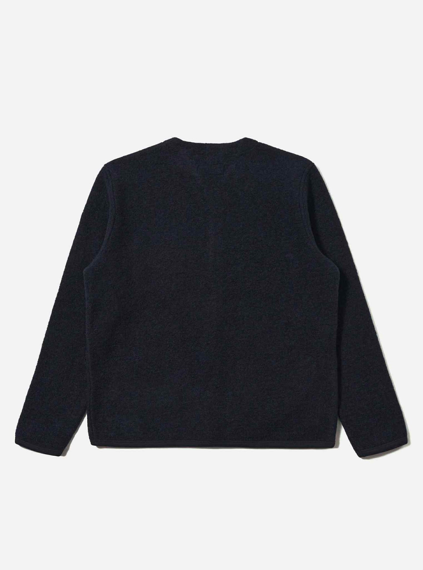 UNIVERSAL WORKS CARDIGAN WOOL FLEECE - NAVY