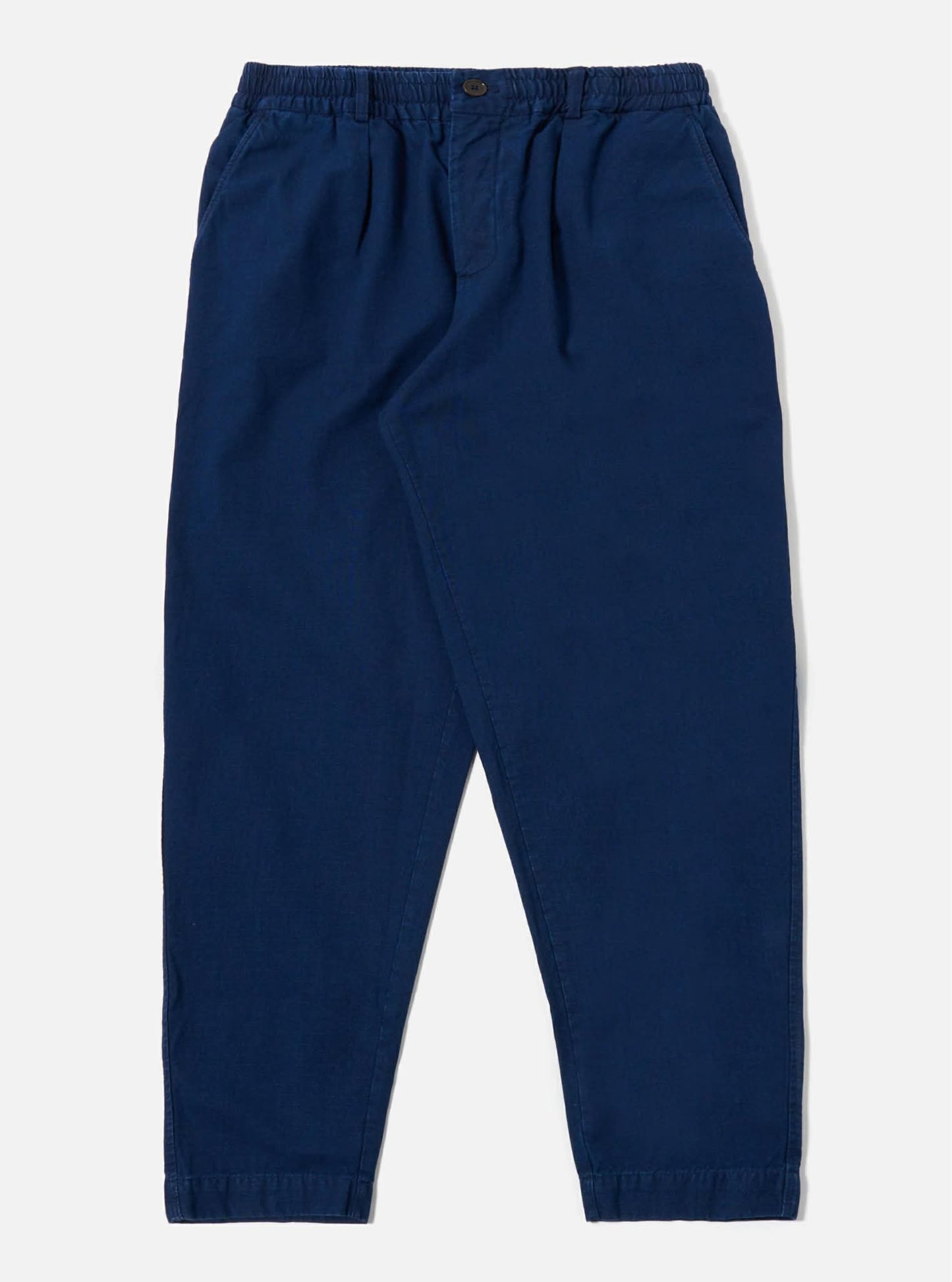 UNIVERSAL WORKS PLEATED TRACK PANT KIMSTOP - INDIGO
